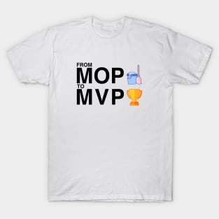 The Office From MOP to MVP Black T-Shirt